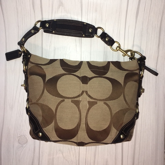 Signature Coach Carly Sac Shoulder Bag Tote 10619 - Picture 2 of 8